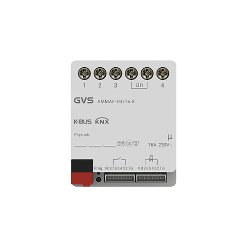 KNX安全4路嵌入式多功能執行器