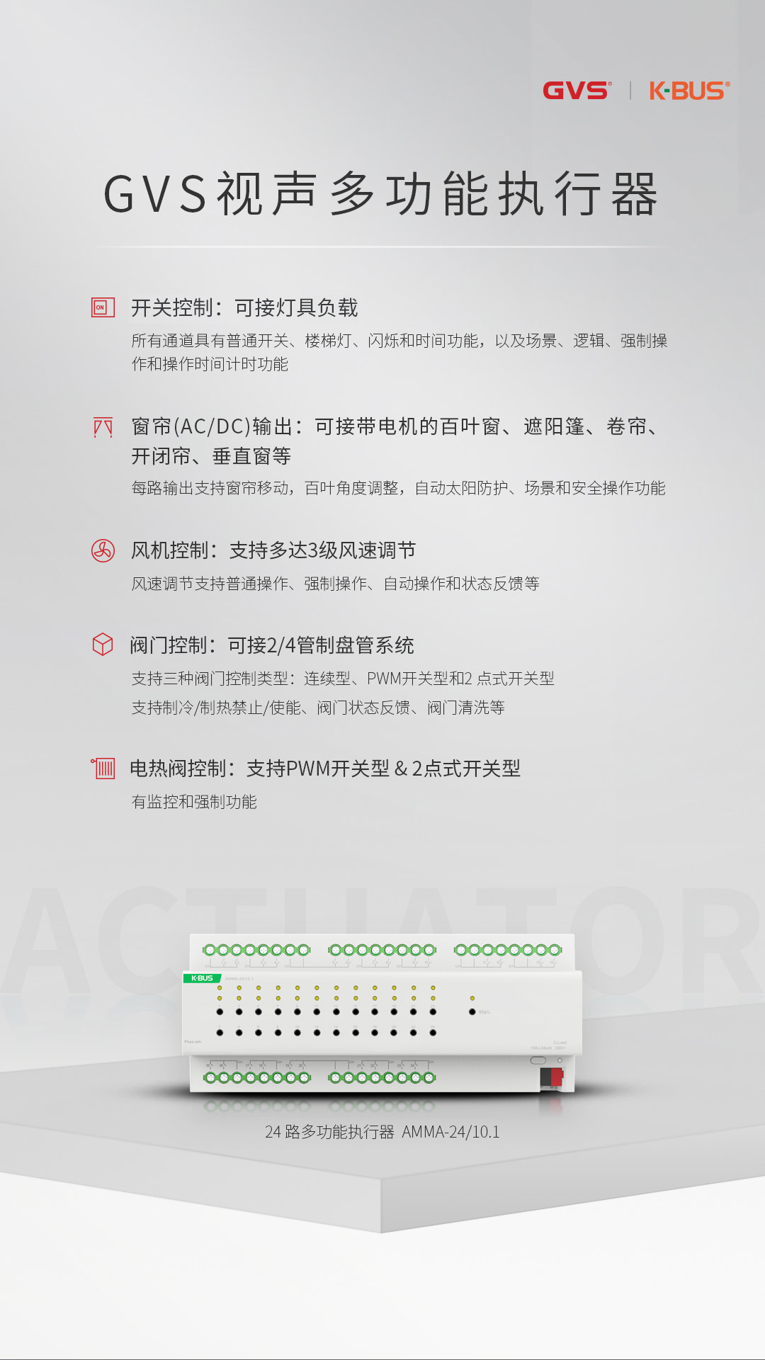 GVS視聲多功能執行器